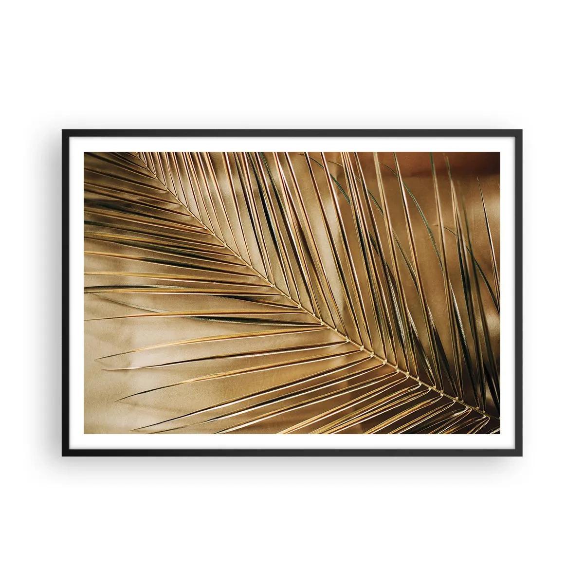 Plakat i sort ramme - Naturlig kolonnade - 100x70 cm