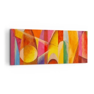 Lærredstryk - Billede på lærred - Solens katedral - 120x50 cm