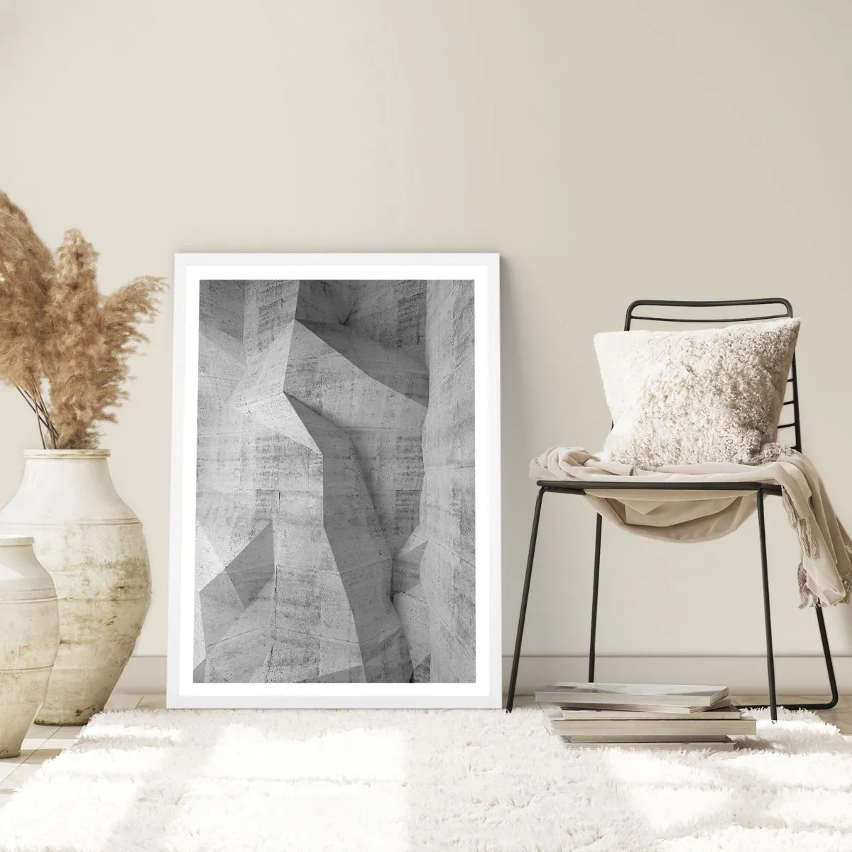 Plakat i hvid ramme - En ægte udfordring - 61x91 cm