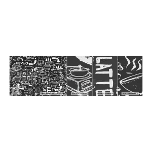 Prøve Fototapet Premium Canvas - All you need is… - Gastronomi, Vægmaleri, Graffiti - 100x30 cm