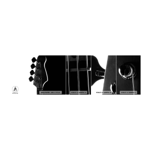 Fototapet Prøve Standard Eco - Stilhed i klipper  - Guitar, musik, Moderne - 100x30 cm