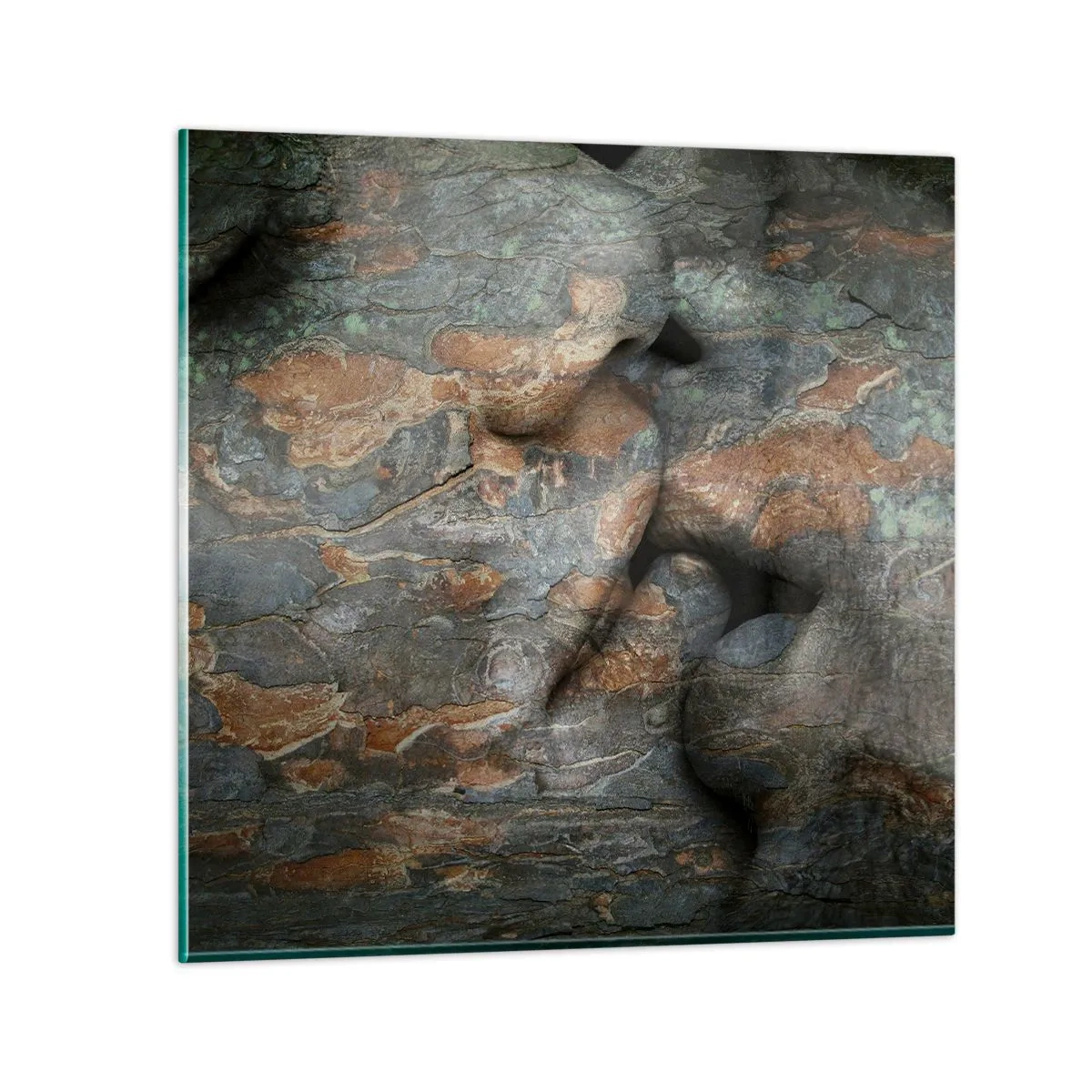 Billede på glas - For altid sammen - 40x40 cm