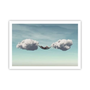 Plakat - Lykken i øjeblikket - 91x61 cm