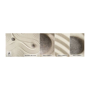 Fototapet Prøve Standard Eco - Et strejf af varme - Abstraktion, Stykke, Sand - 100x30 cm