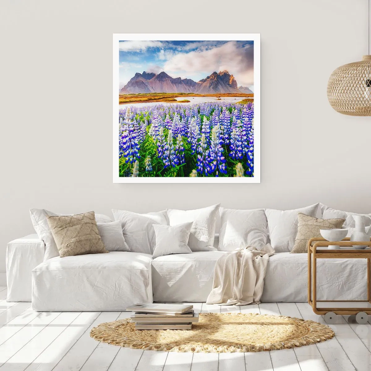 Plakat - Styrke og strenghed ved siden af blidhed - 40x40 cm