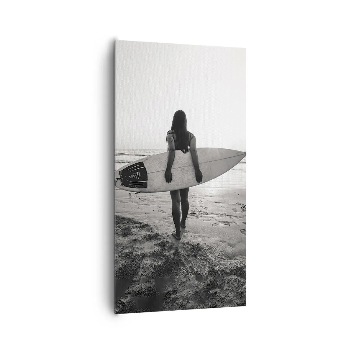 Lærredstryk - Billede på lærred - Datter af havbølgen - 65x120 cm