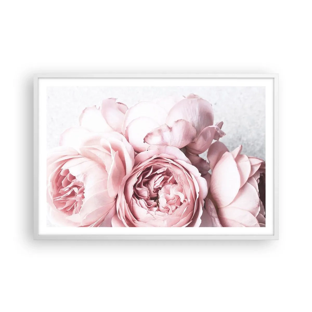 Plakat i hvid ramme - For de romantiske - 91x61 cm