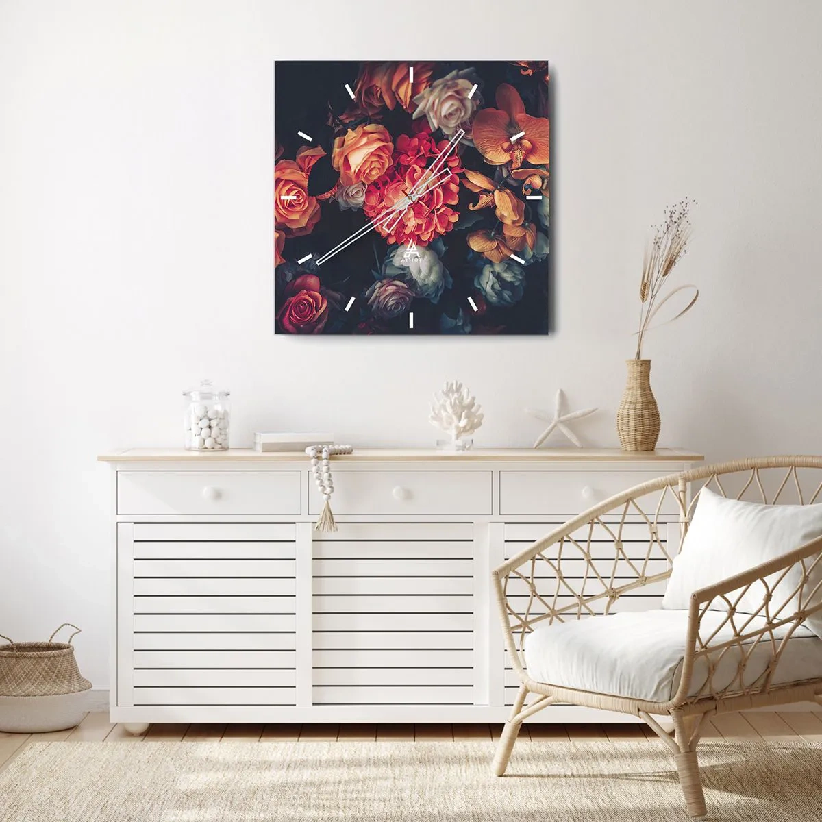 Vægur, Uret - Ligesom de hollandske mestre - 40x40 cm