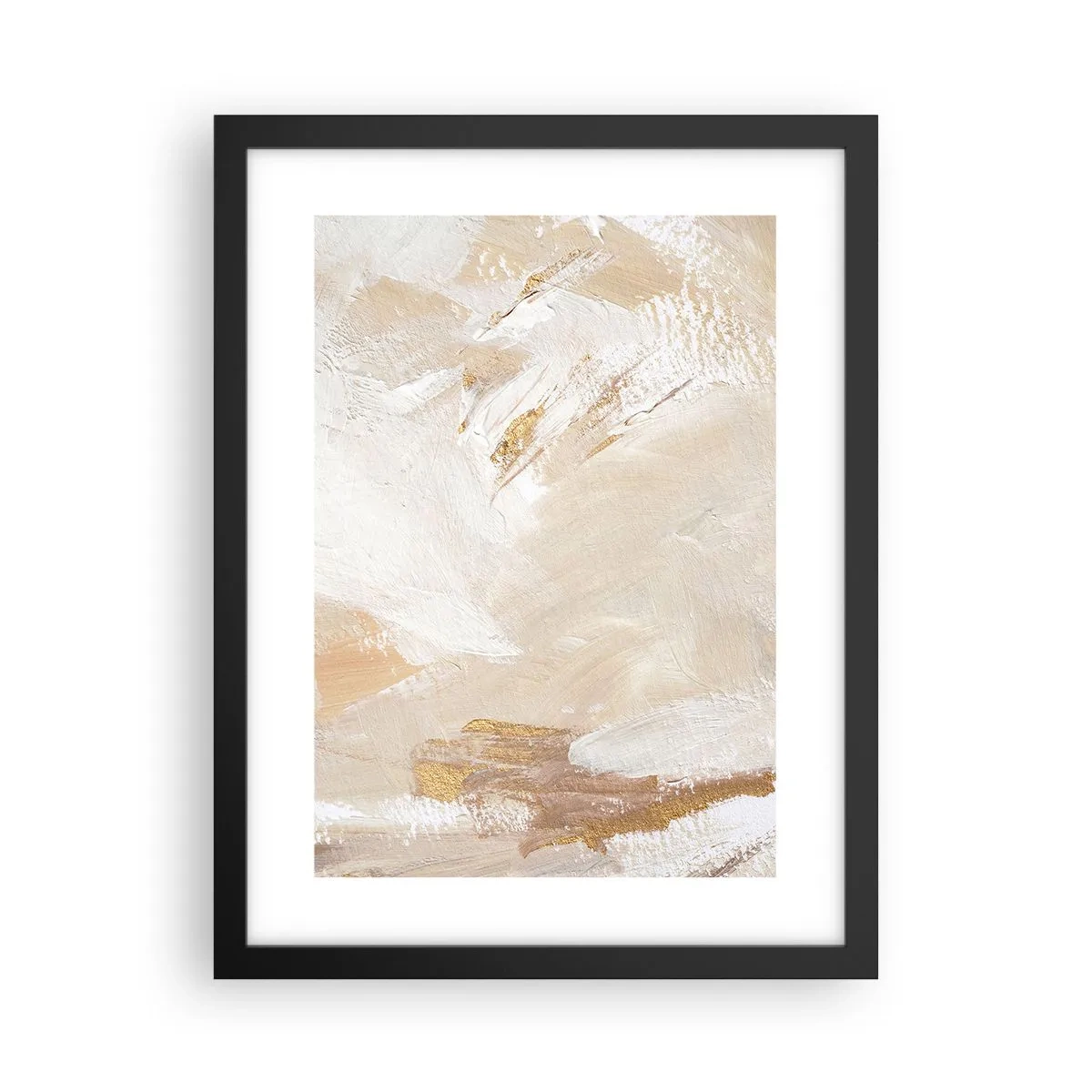 Plakat i sort ramme - Pastelkomposition - 30x40 cm