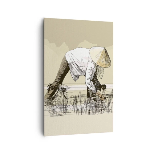 Lærredstryk - Billede på lærred - God høst - 80x120 cm