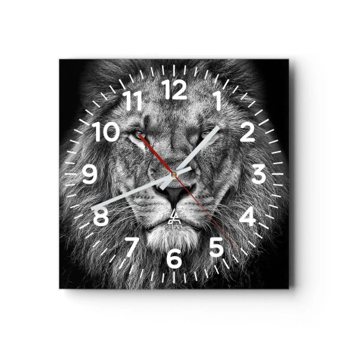 Vægur, Uret - I kroningsklædning - 30x30 cm