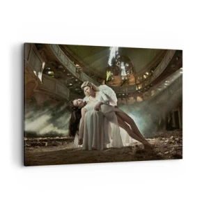 Lærredstryk - Billede på lærred - Ånden i det gamle teater - 100x70 cm