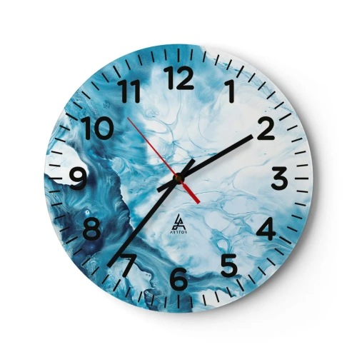 Vægur, Uret - Blå koncert - 40x40 cm