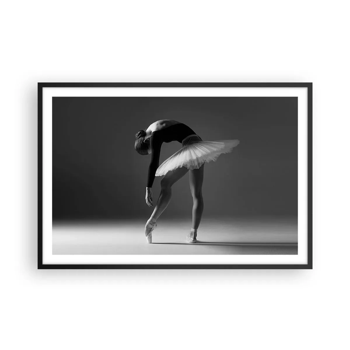 Plakat i sort ramme - Bella balerina - 91x61 cm