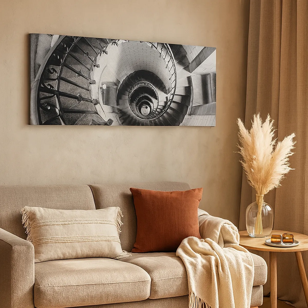 Lærredstryk - Billede på lærred - Højt og højere - 30x30 cm