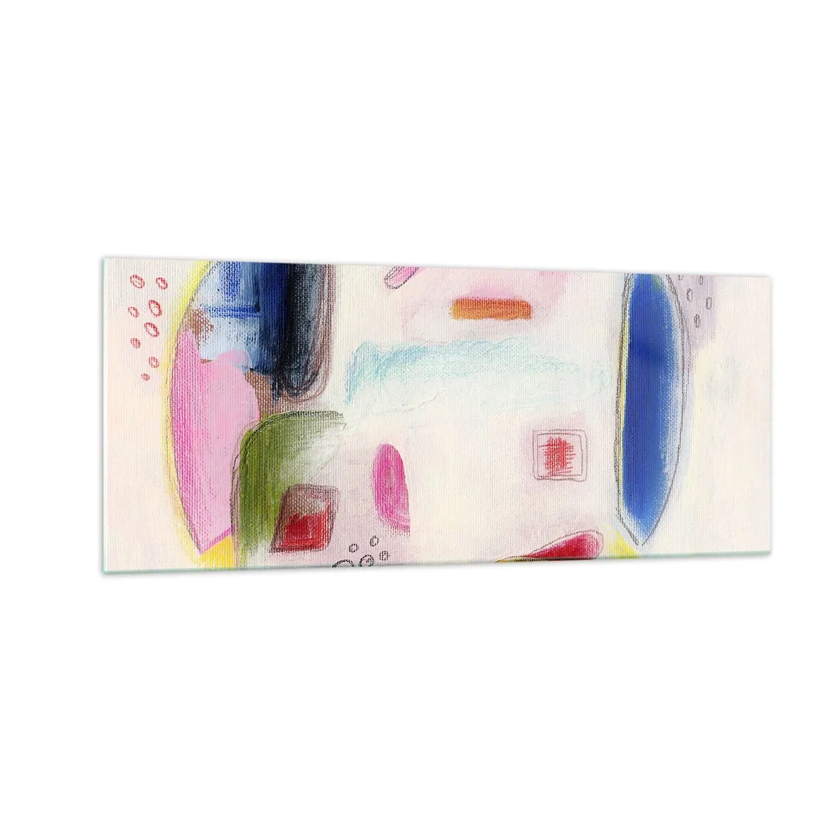 Billede på glas - Mere konveks end konkav eller flad - 100x40 cm