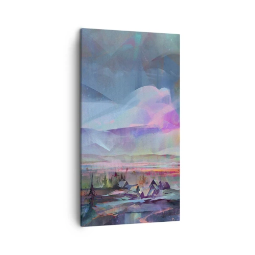 Lærredstryk - Billede på lærred - Under en venlig himmel - 45x80 cm