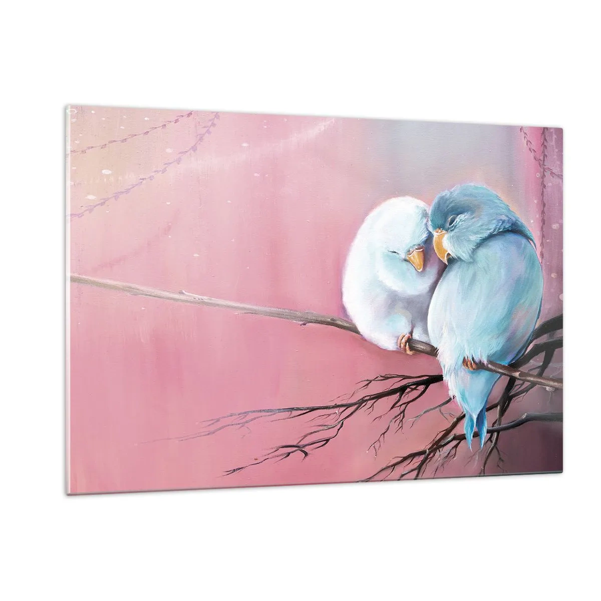 Billede på glas - Hvad er der at tilføje?.... - 120x80 cm