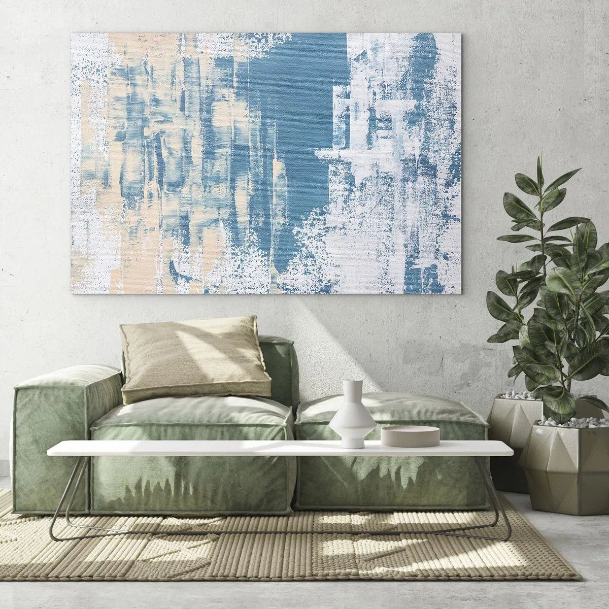Billede på glas - Gennem istappen - 100x70 cm
