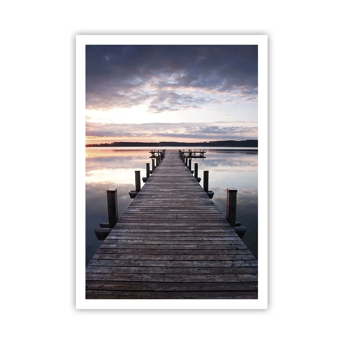 Plakat - Den tavse grænse mellem dag og nat - 70x100 cm