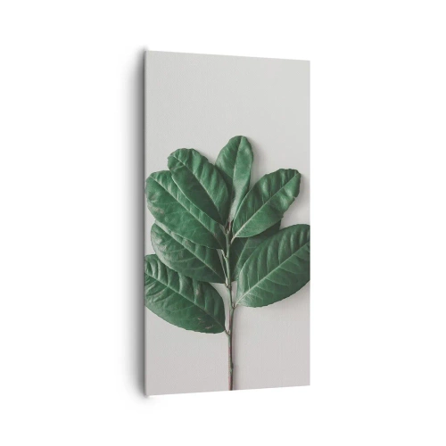 Lærredstryk - Billede på lærred - Tegning af selve naturen - 65x120 cm