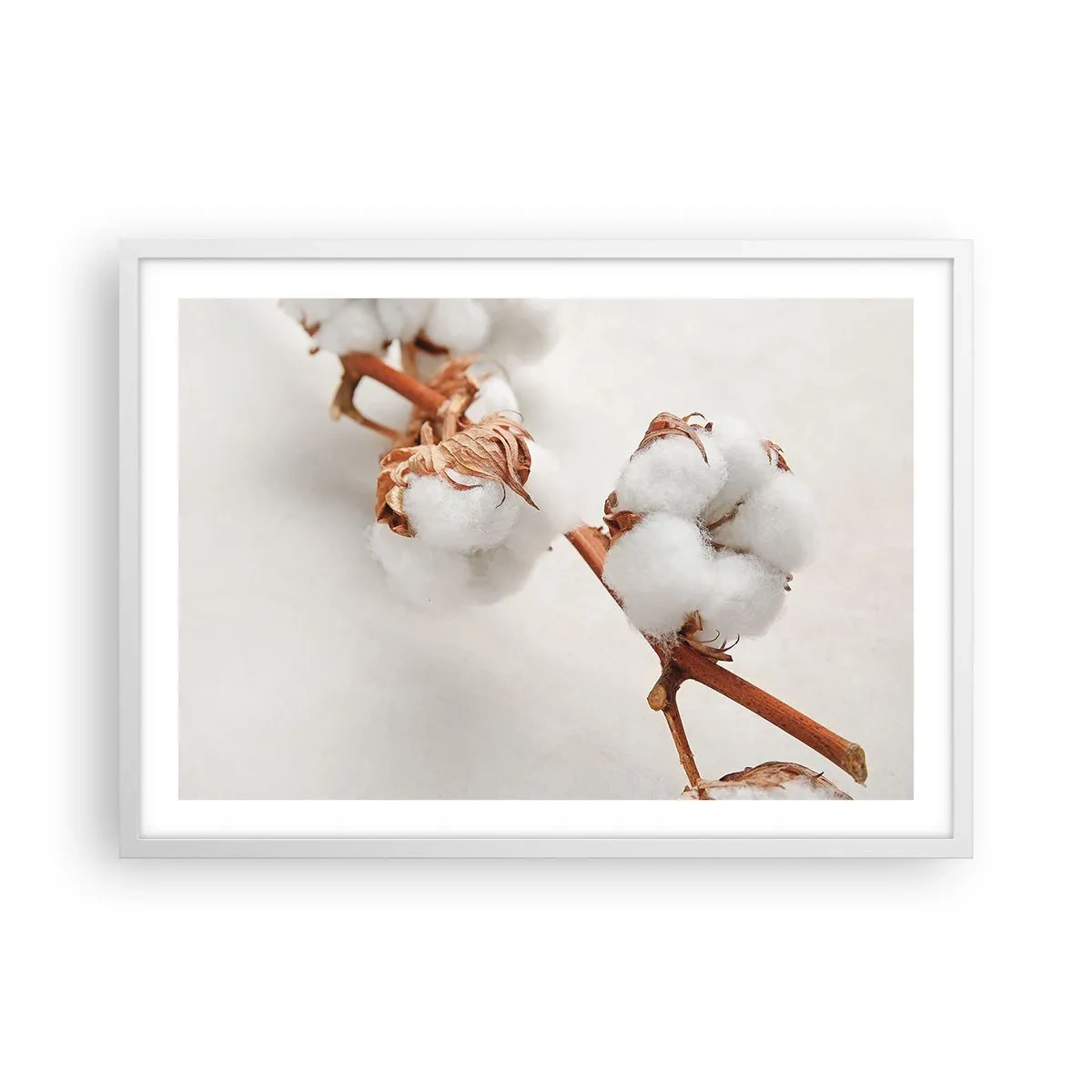 Plakat i hvid ramme - Bare kramme - 70x50 cm