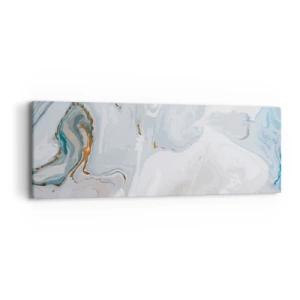 Lærredstryk - Billede på lærred - Hvid opløftet - 90x30 cm