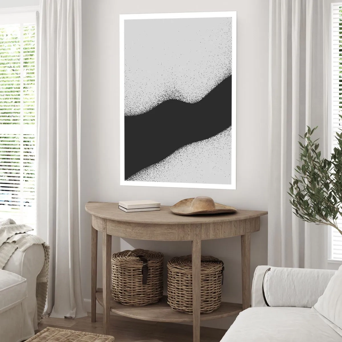 Plakat - Flydende balance - 50x70 cm