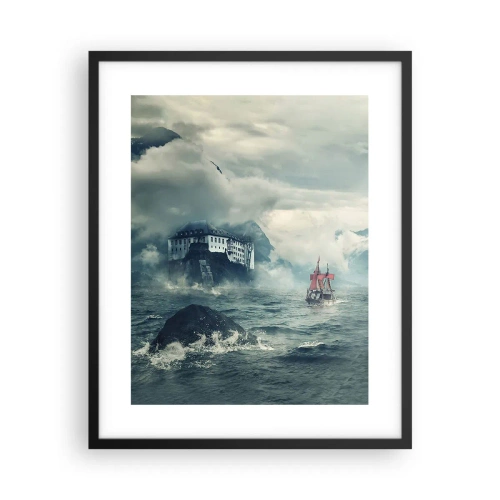 Plakat i sort ramme - På magiske vande - 40x50 cm