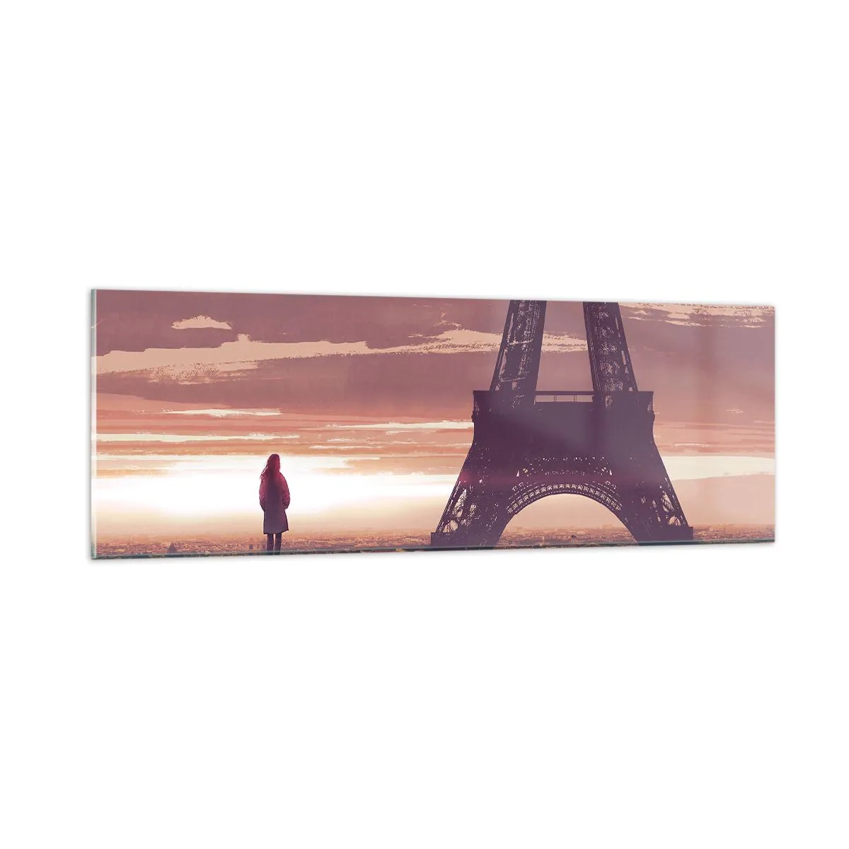 Billede på glas - Kun de to - 90x30 cm