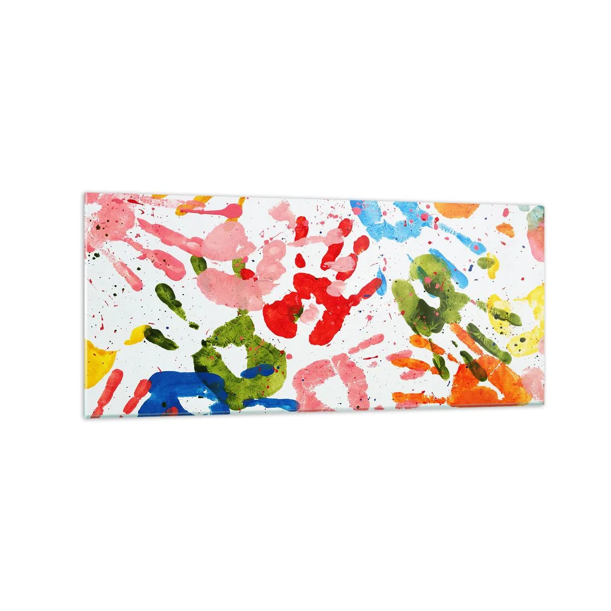 Billede på glas - Følg sporene - 120x50 cm