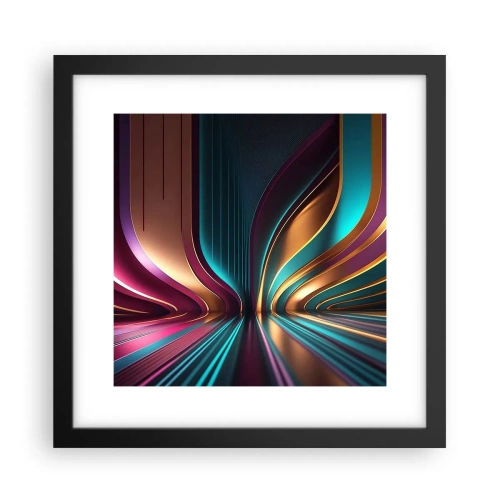 Plakat i sort ramme - Lysets arkitektur - 30x30 cm