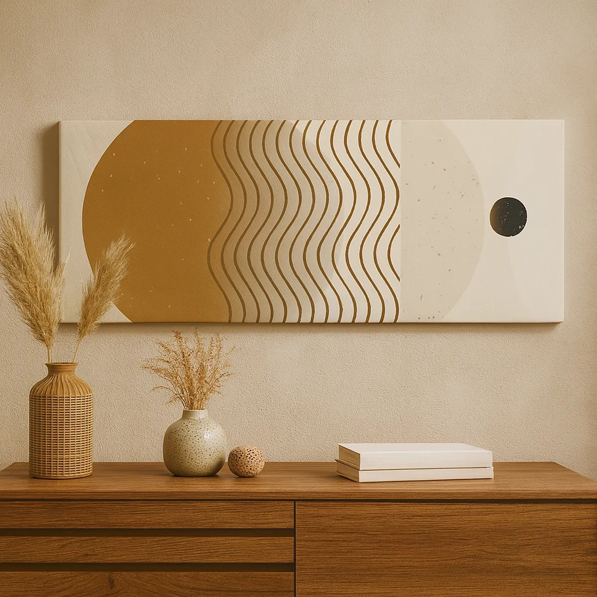 Lærredstryk - Billede på lærred - Om geometriske figurers oprindelse - 30x30 cm