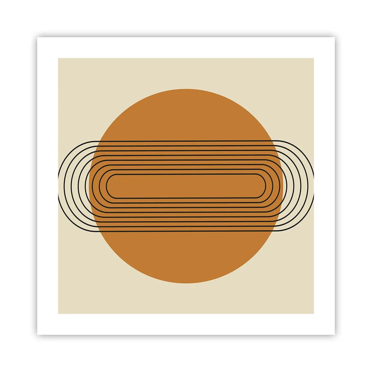 Plakat - Den perfekte plan - 50x50 cm