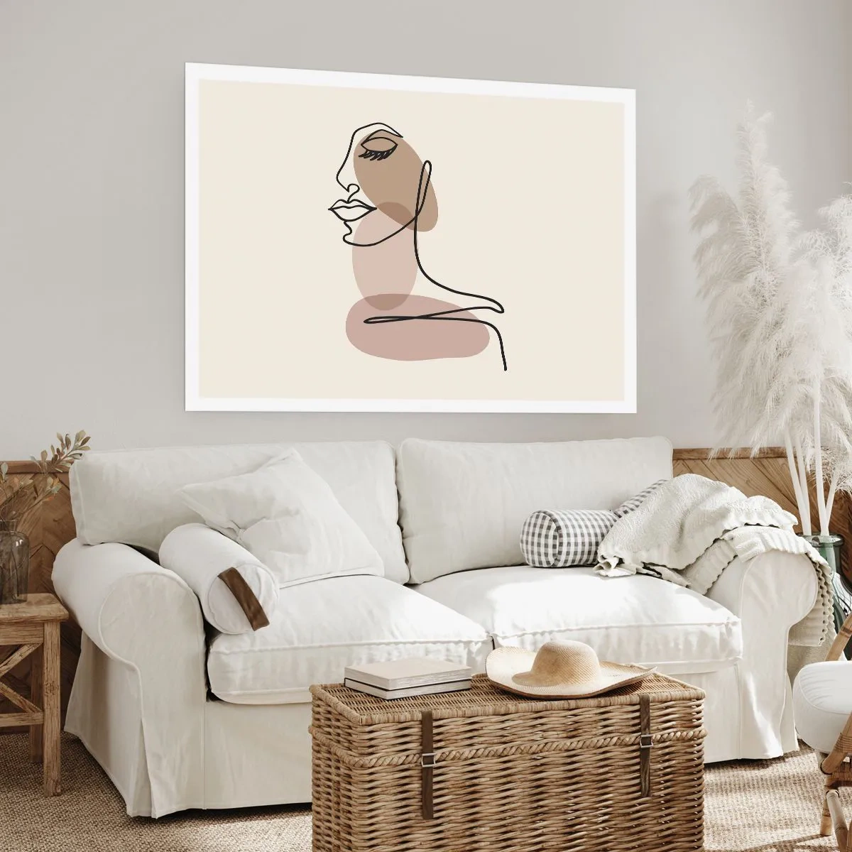 Plakat - En vis linje af skønhed - 40x30 cm