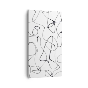 Lærredstryk - Billede på lærred - Livets veje, skæbnens omskiftelser - 55x100 cm