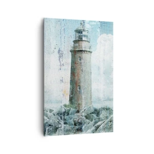 Lærredstryk - Billede på lærred - På gammelt træ - 80x120 cm