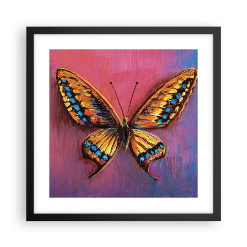 Plakat i sort ramme - Naturens juvel - 40x40 cm