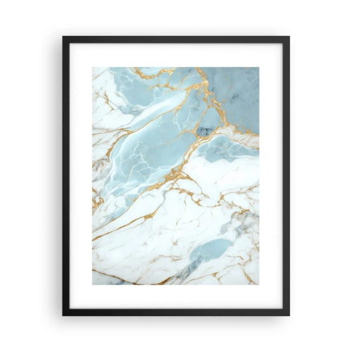 Plakat i sort ramme - Rigdom af sten - 40x50 cm