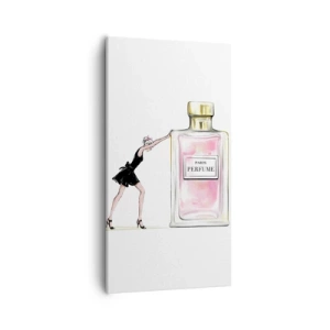 Lærredstryk - Billede på lærred - Essensen af kvindelighed - 55x100 cm