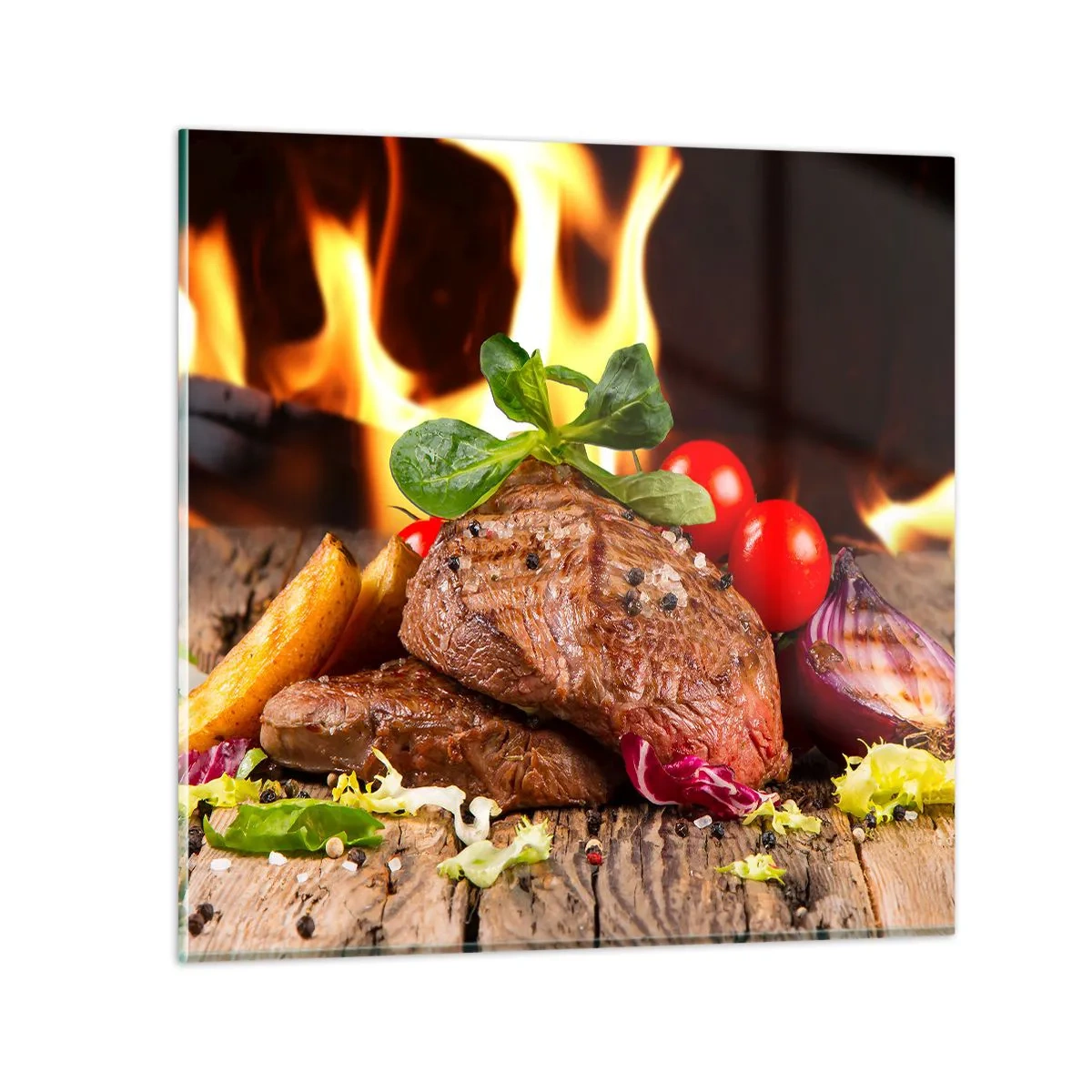 Billede på glas - Fremkaldt med varme - 50x50 cm