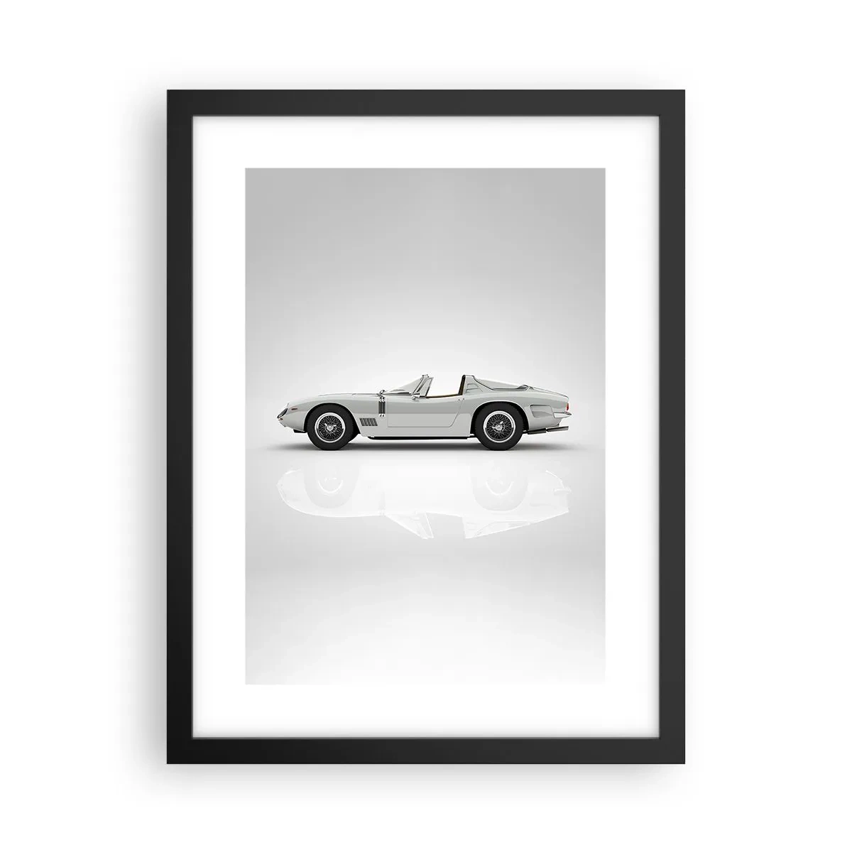 Plakat i sort ramme - Løftet om sjov - 30x40 cm