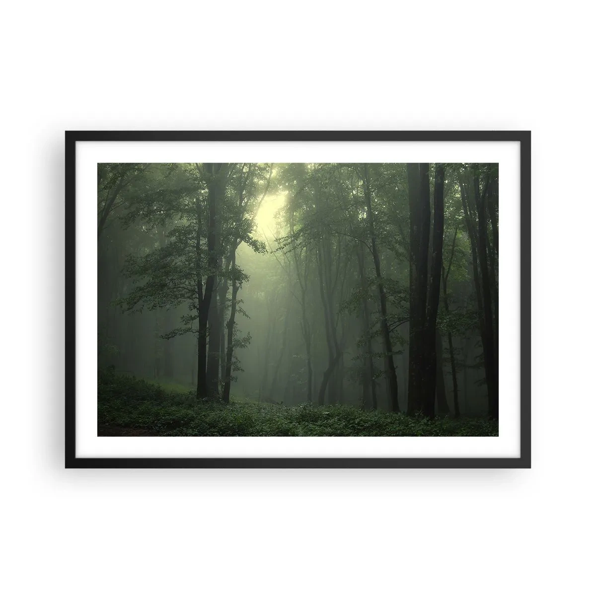 Plakat i sort ramme - Før han vågner op - 70x50 cm
