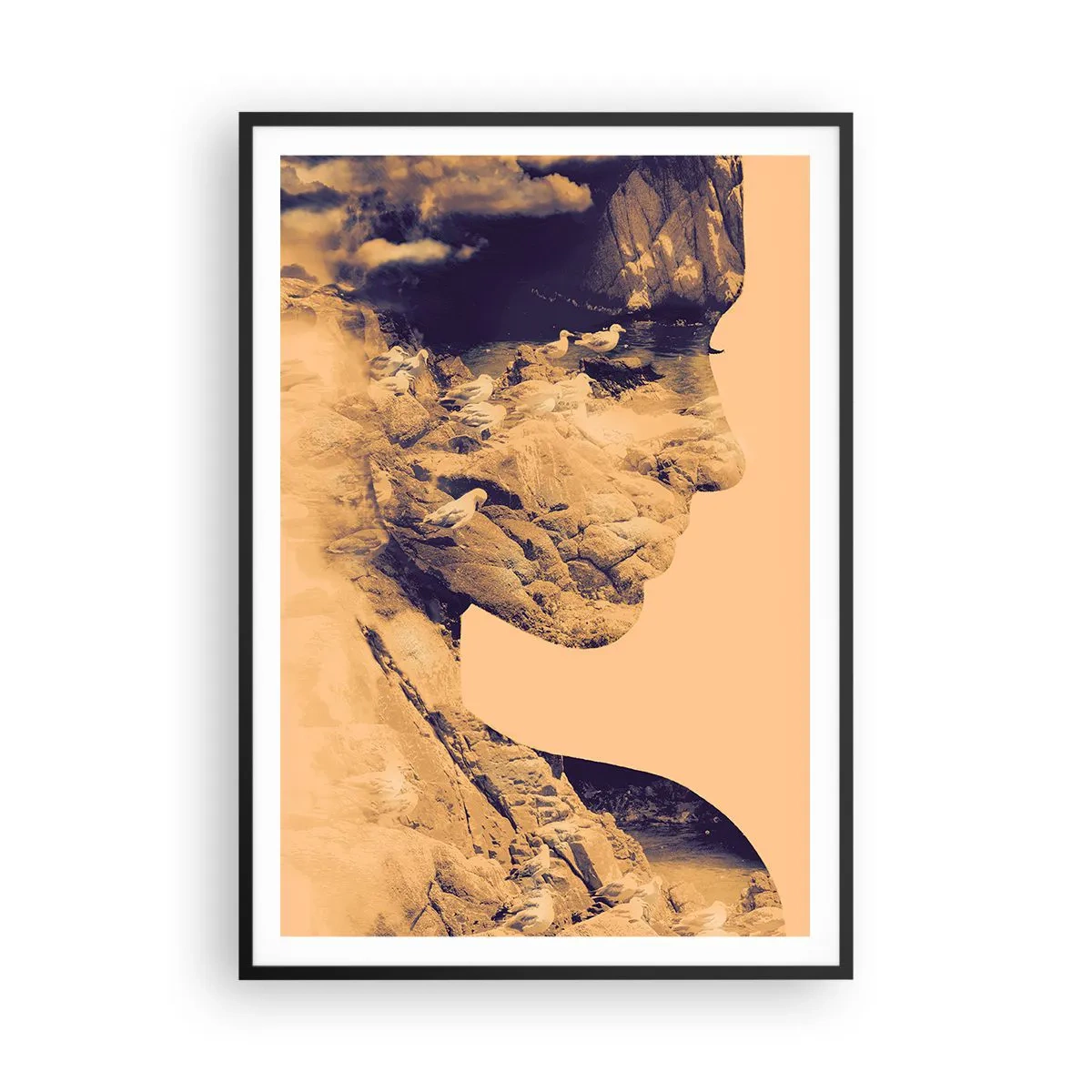 Plakat i sort ramme - Smuk af natur - 70x100 cm