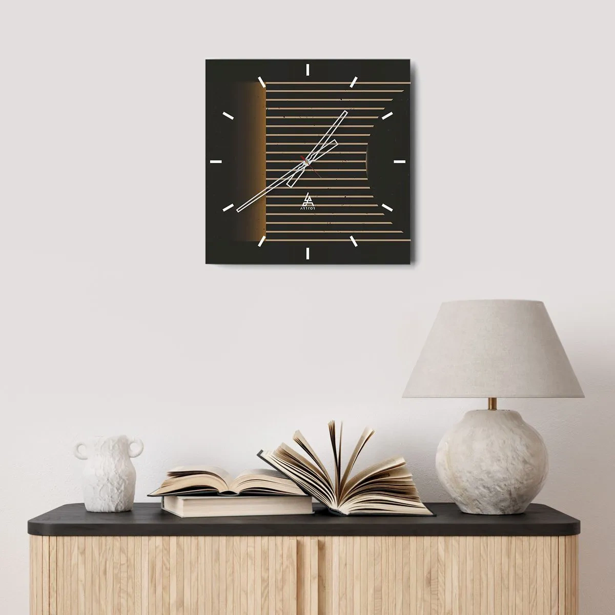 Vægur, Uret - Udforsk mørket - 30x30 cm