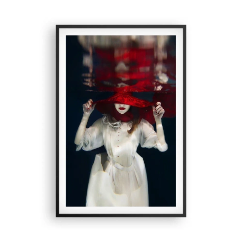 Plakat i sort ramme - Vidunderkvinden - 61x91 cm