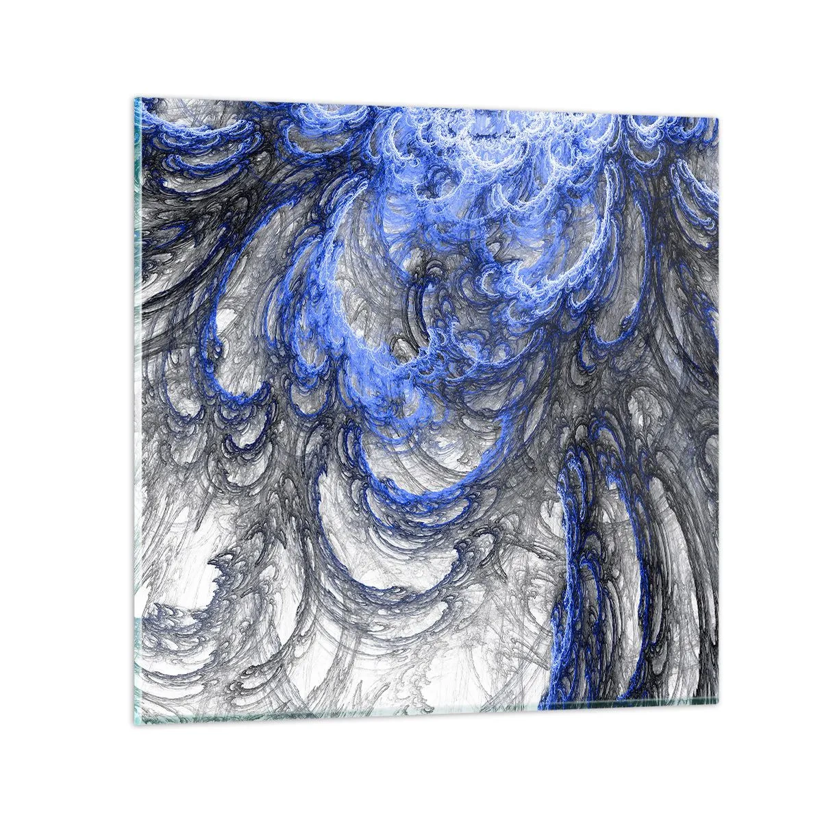 Billede på glas - En bølges fødsel - 60x60 cm