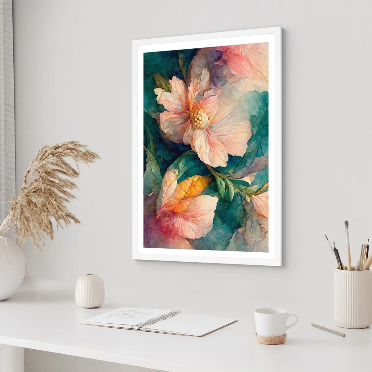 Plakat i hvid ramme - Subtiliteten selv - 50x70 cm