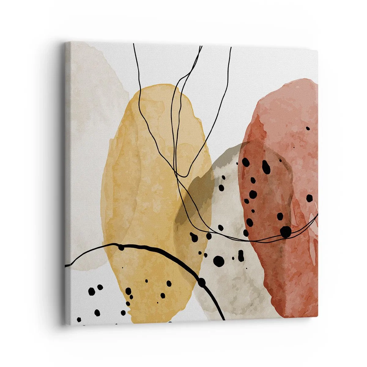 Lærredstryk - Billede på lærred - Som lys, klar luft - 30x30 cm