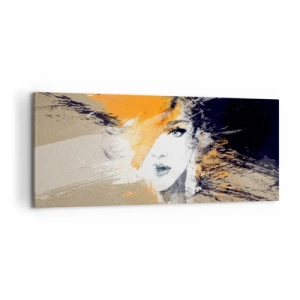Lærredstryk - Billede på lærred - Og det bliver let - 100x40 cm